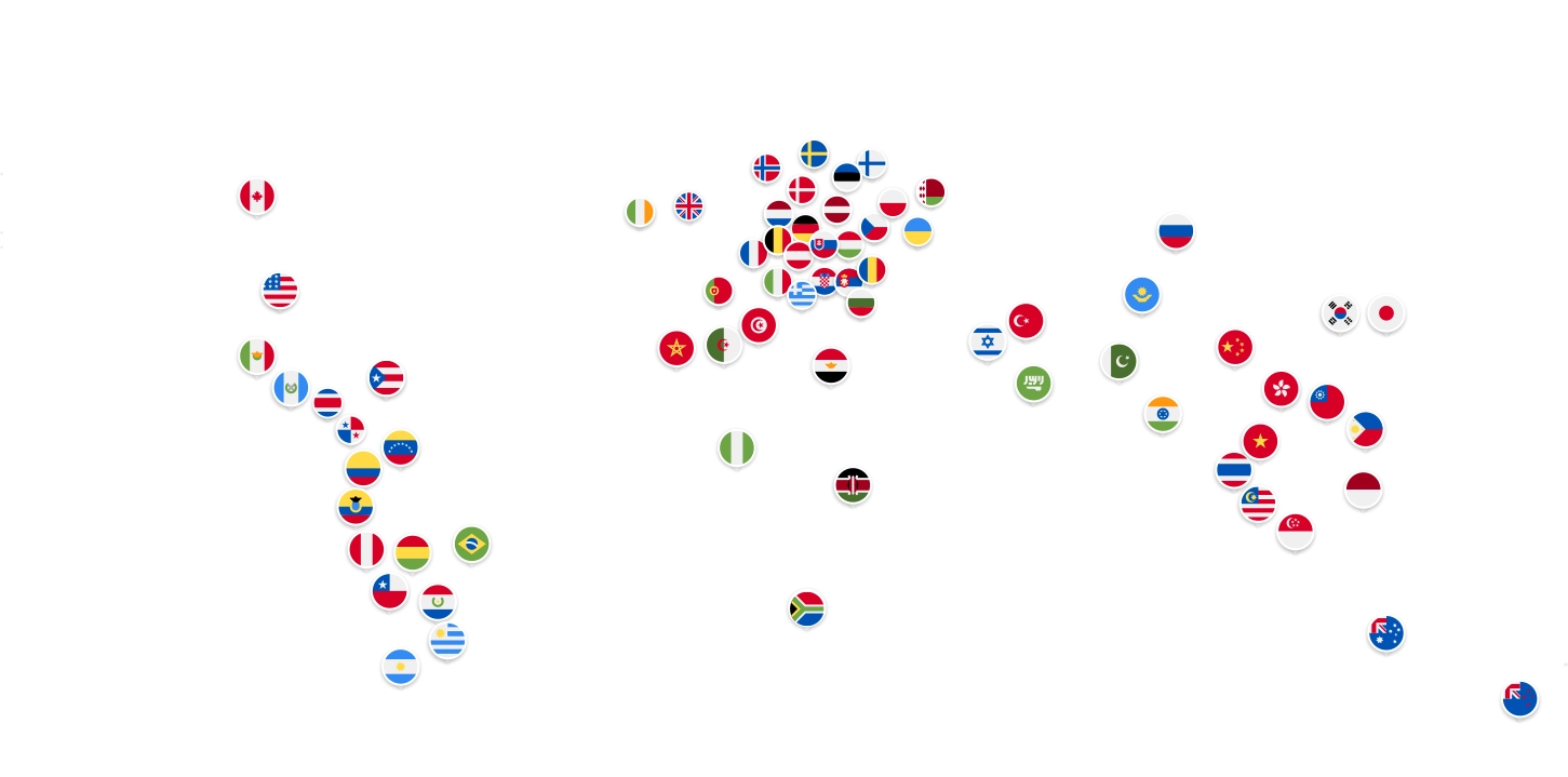 image of a map of the world